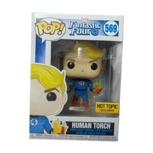Funko Pop! Vinyl: Marvel - Human Torch - Hot Topic (Exclusive) #569